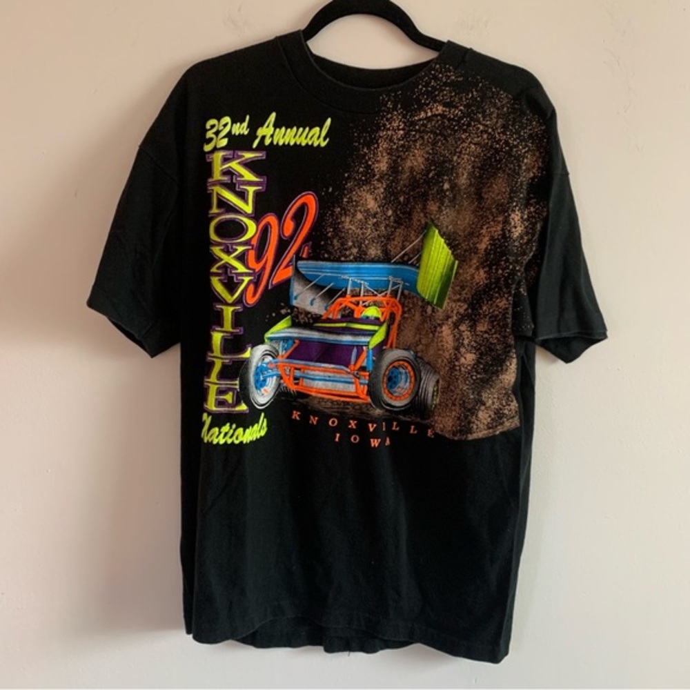 Vintage ‘92 Neon Puff Ink Single Stitch T-Shirt Size XL
